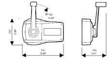 SINGLE LEVER SURFACE MT CONTROL+LOCK BLACK